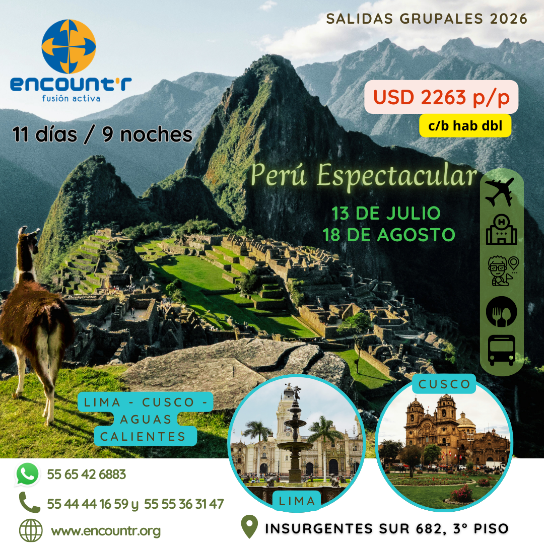 Perú Espectacular Grupal Abril 2026