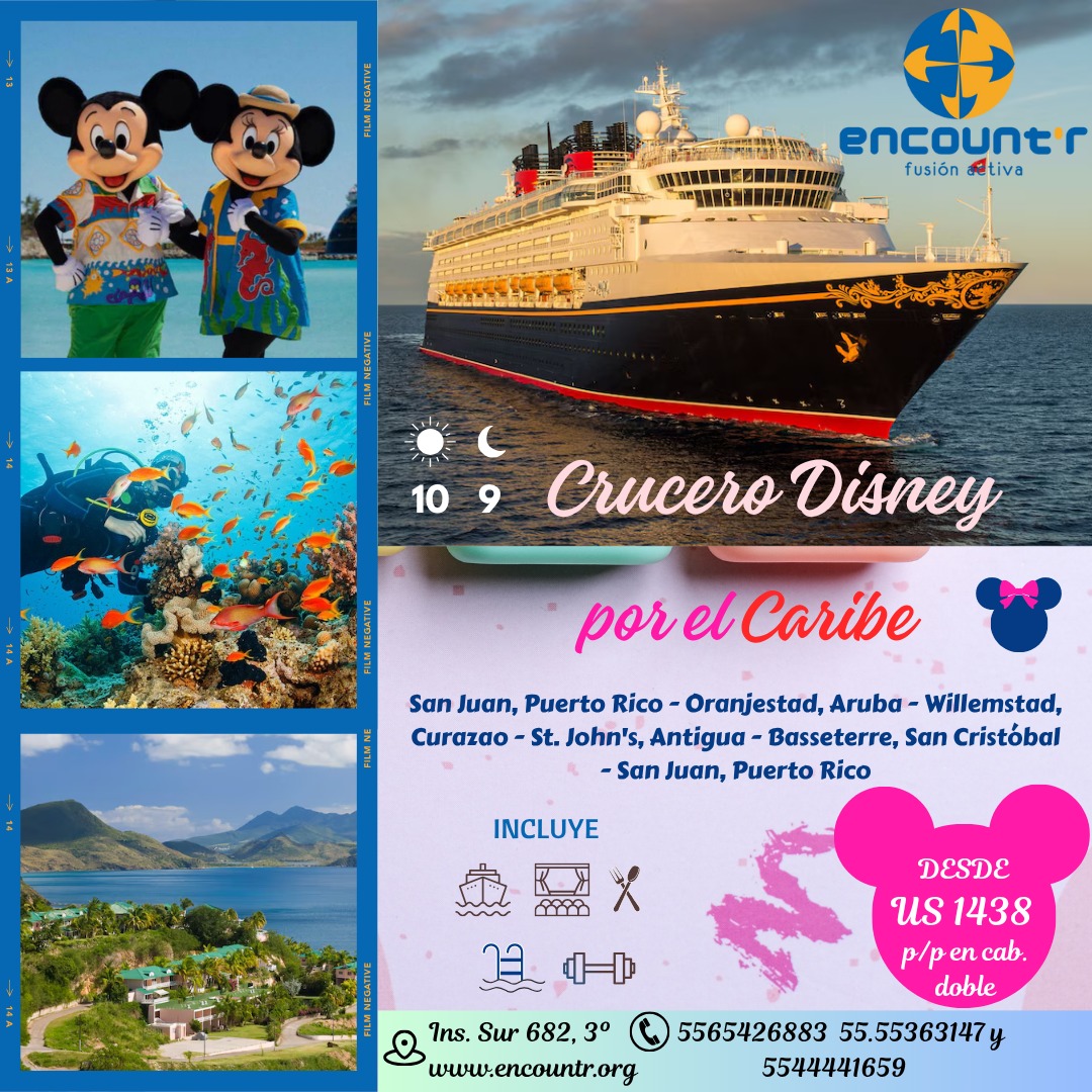 crucero DISNEY POR EL CARIBE